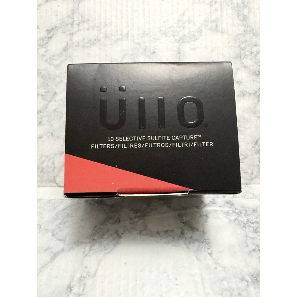 Ullo Full Bottle Selective Sulfite Capture Wine Filters (10 Filters) Box New